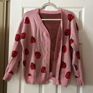 Strawberry Cardigan